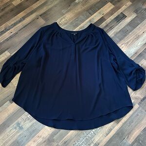41 Hawthorn Deep Blue Blouse